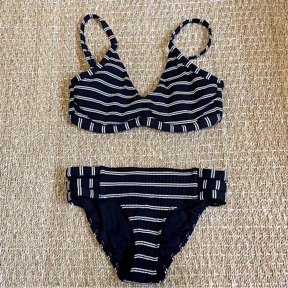 Seafolly Ribbed Inka Stripe Bikini - Picture 4 of 13